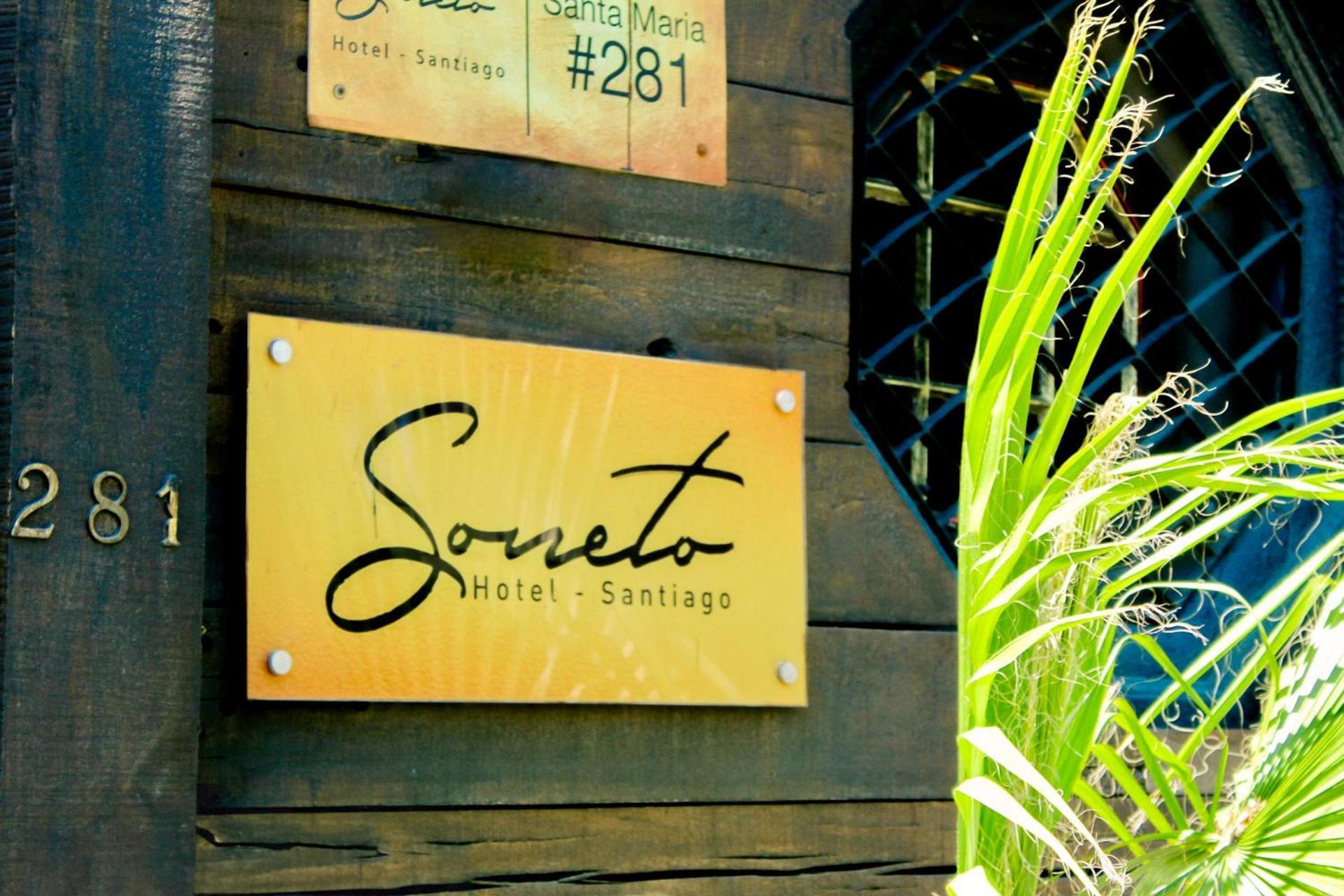 Hotel Sonetto Santiago Exterior photo